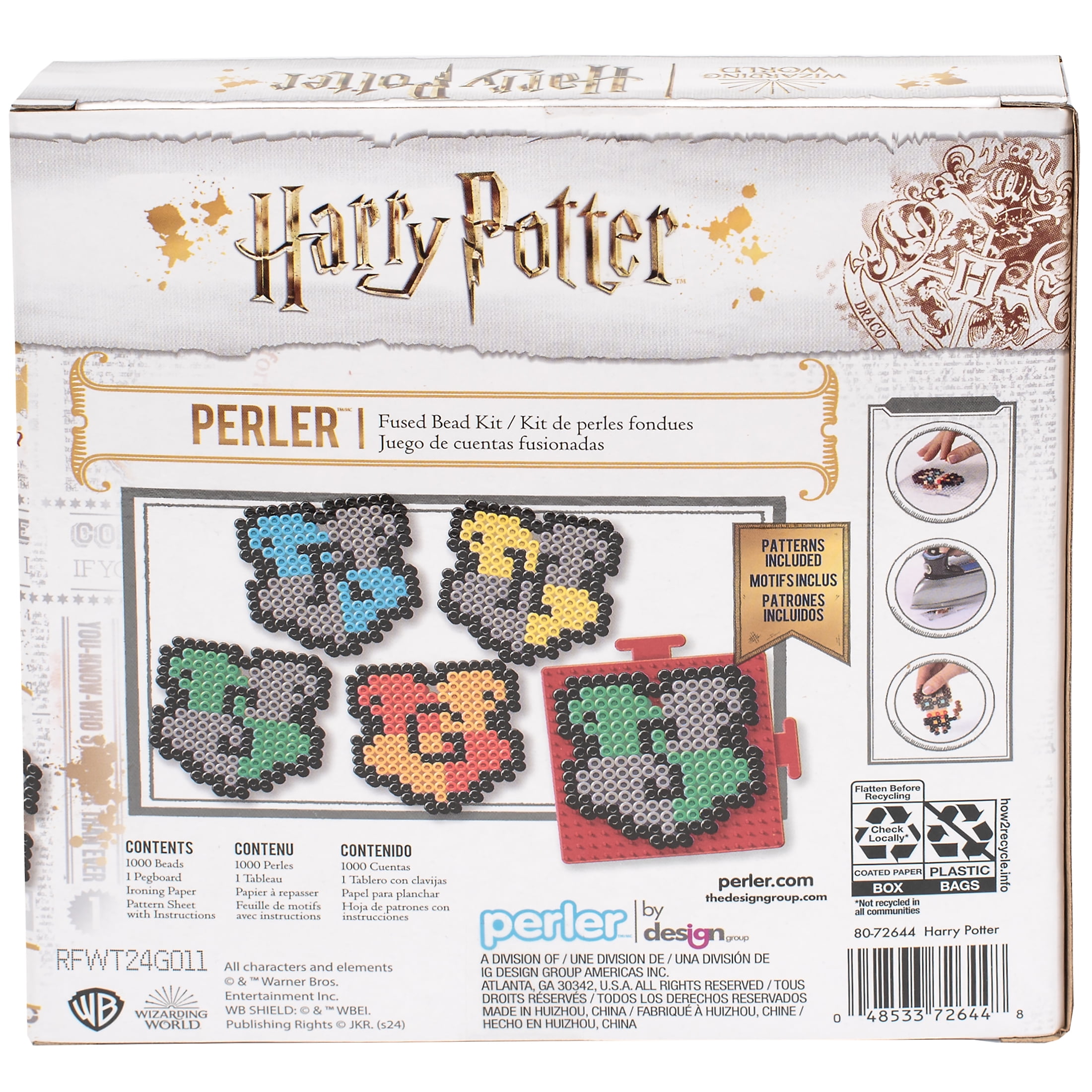 Disney Harry Potter Fused Bead Activity Kit by Perler, Set of