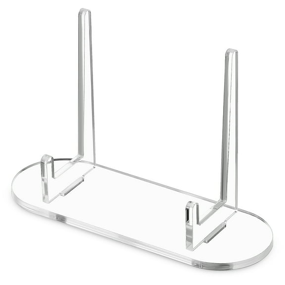 OUNONA Acrylic Stand For Display Acrylic Display Clear Acrylic Easel Display Stand Multi-Functional Display Stand For Plate Cards And Small Items
