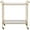 Gold/Mirror Top, variant on SAFAVIEH Felicity 2-Tier Classic Bar Cart with Handle and Casters, Gold/Mirror