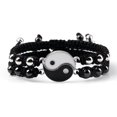 thumbnail image 3 of Pulseras trenzadas de dragón Tai Chi Yin Yang para parejas, pulseras rojas, negras y blancas, brazaletes para amantes a juego, joyería de amistad hecha a mano, 3 of 5