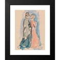 thumbnail image 2 of Magnus Enckell 15x18 Black Modern Framed Museum Art Print Titled - Sketch for the Stained Glass Window Christus Resurrexit in Pori Church (1920 - 1925), 2 of 5