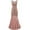 Pink, variant on PrettyGuide Women's 1920s Vintage Sequin Dress Gatsby Flapper Formal Summer O Neck Glitter Long Mesh Evening Prom Dress