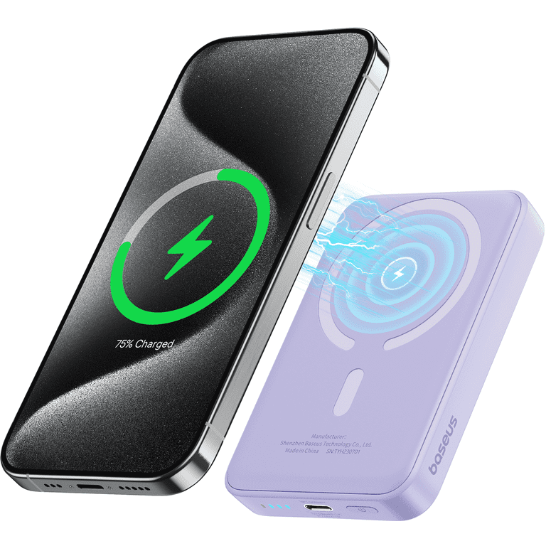 Baseus Ultra-Thin 5000mAh Magnetic Wireless Charger, Fast