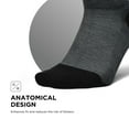 thumbnail image 5 of Feetures Elite Max Cushion No Show Tab Ankle Socks - Sport Sock with Targeted Compression - New Gray, XL (1 Pair), 5 of 8