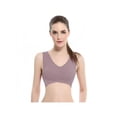 thumbnail image 6 of Luxsea Fashion New Cross Side Buckle Without Rims Gathered Sports Underwear Sleep Bra, 6 of 6
