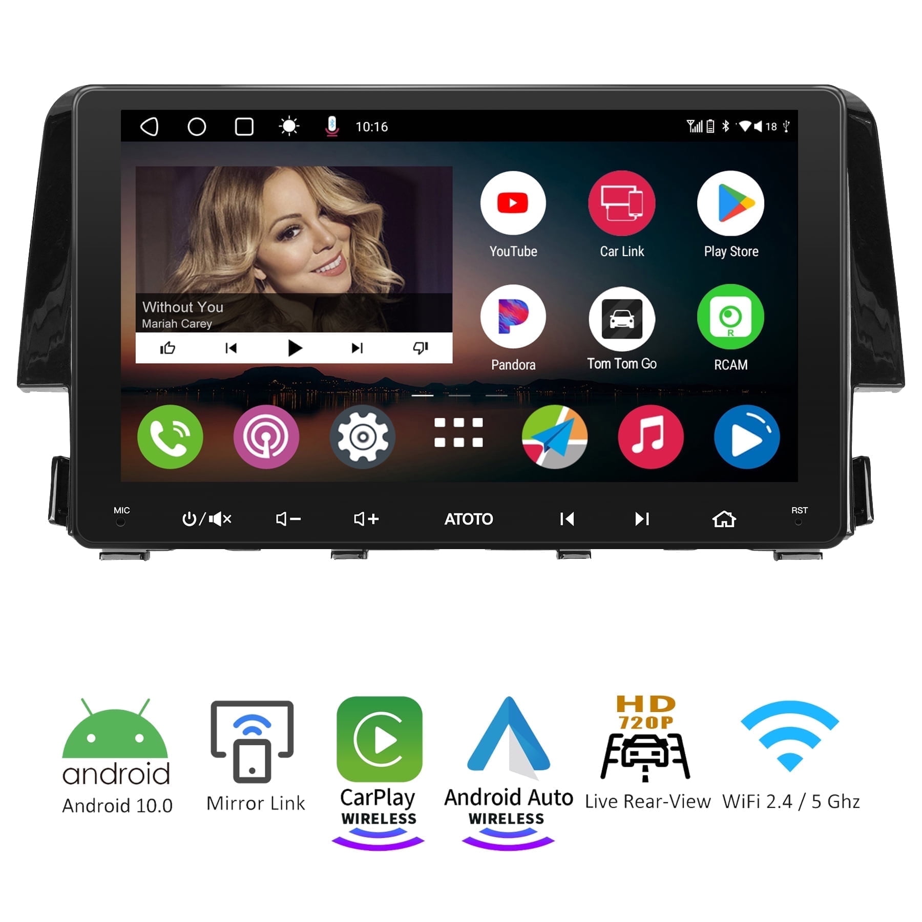 ATO⭐︎ ATOTO A6PF 9inch Car Stereo with GPS, Wireless Carplay & Android