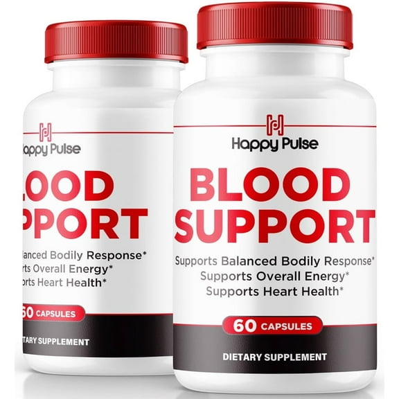 (2 Pack) HappyPulse Capsules, Official Overall Health Support Formula, Happy Pulse Pills To Maintain Energy and Wellness, Overall Well-Being Support, Premium HappyPulse Pastillas (120 Capsules)