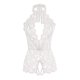 thumbnail image 1 of VISgogo Body sexy transparente para mujer, sin mangas, con cuello halter y hombros descubiertos, de una pieza, S/ M/ L/ XL/ XXL VISgogo  moda, 1 of 3