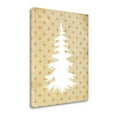 thumbnail image 2 of Tangletown Fine Art 'White Christmas Tree' Graphic Art Print on Wrapped Canvas, 2 of 3