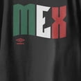 thumbnail image 3 of Umbro Kids Mexico Wavy Logo T Shirt (Black, XS-XL), 3 of 4