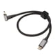 thumbnail image 1 of Cable USB C de 90 grados 4K 60Hz compatible con PD100W tipo C 3,1 Gen2 Cable de carga rápida USB C de función completa para Steam Deck, 1 of 8