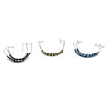 thumbnail image 4 of 1 par falsos soportes soportes coloridos para los dientes alambres de metal temporales soporte de metal ligaduras ortodoncias lazos dentales, 4 of 5