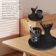 thumbnail image 4 of Hot6sl Ofertas y Liquidaciones Organismos y Formas de Gatito, Soportes y Bolígrafos, Dormitorio y Oficina, Centro de Escrito y Metal, Color Negro, Amantes de Los Gatitos, 4 of 5