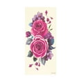 thumbnail image 5 of Wrapables® Floral Temporary Tattoos Body Art Water Tattoos (8 Sheets), Roses & Peonies, 5 of 13