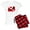 With Red Plaid Pant, variant on CafePress - Scuba55 Women's Light Pajamas - Women's Short Sleeve Print T-Shirt and Pants Light Cotton Pajama Set