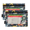 thumbnail image 2 of Excavator and Construction Machinery 2 Pack Pencil Pouch for 3 Ring Binder Smooth Zipper Folders with Pockets Clear Window Pencil Case, 2 of 6