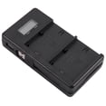 thumbnail image 3 of Lp-E6 Battery Charger Lcd Dual Charger For 5Ds R 5D Mark Ii 5D Mark Iii 6D 7D 80D 5Ds R Camera,1*LED USB Dual Chager,Black, 3 of 8