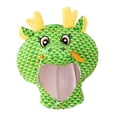 thumbnail image 1 of Gorro de dragón de felpa Transpirable jinwen para adultos y niños, Tocado para la noche, Verde, 1 of 7