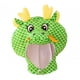 thumbnail image 1 of Gorro de dragón de felpa Transpirable jinwen para adultos y niños, Tocado para la noche, Verde, 1 of 7
