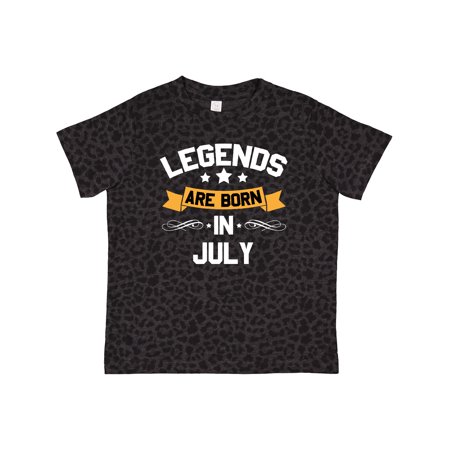 

Inktastic Legends Are Born in July Gift Toddler Boy or Toddler Girl T-Shirt