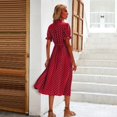 thumbnail image 5 of Sngxgn Women's Sweettheart Neckline Long Sleeve Dress Side Slit Stretch Flare Mini Dress(,S), 5 of 6