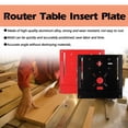 thumbnail image 3 of Router Table Insert Plate Electric Trimming Machine Jig Saw Flip Board Engraving Auxiliary Tool with, 3 of 7