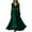 Army Green, variant on Women's Casual Dress Long Sleeve V-Neck Western Style Loose Fit Midi Dress for Spring Fall Daily,Army Green,L