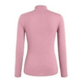thumbnail image 3 of MHFRRA Camiseta Informal para Uso Diario, Cómoda y Elegante, Ideal para Usar En Capas O Como Outfit. Camiseta Versátil para Cualquier Ocasión, Imprescindible En Tu Armario. Rosa, 3 of 4