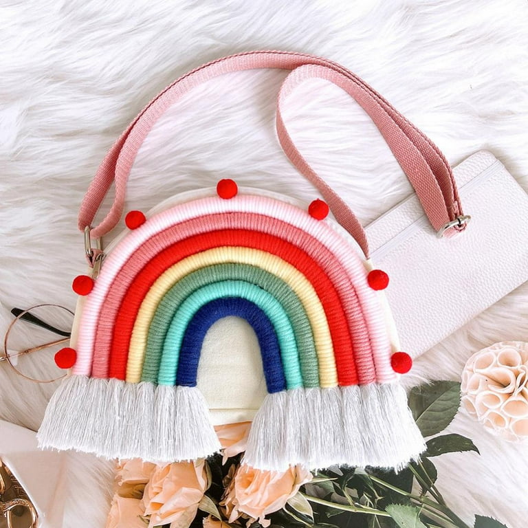 Rainbow sales messenger bag