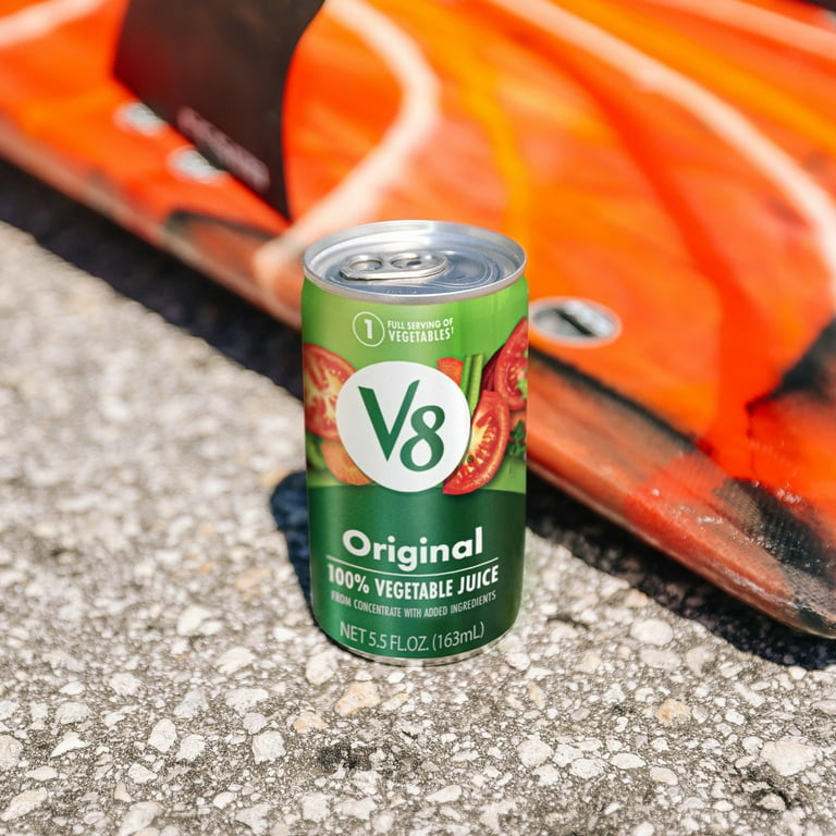 V8 Original Tomato Veggie Juice, 100% Vegetable, FL oz Can