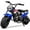 Blue, variant on XtremepowerUS 99cc 4-Stroke Gas Mini Dirt Bike, Up to 40 MPH, Automatic Pull Start Off-Road Trail Motorcycle for Teens & Adults (Ages 13+), Hydraulic Suspension, Rear Disc Brake, 240 lb Capacity, Red
