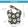 thumbnail image 4 of Kdxio Cute Poached Eggs Bibs For Babies, Baby Bibs for Eating, Toddler Bibs, Waterproof Bibs, Feeding Bibs, for Toddlers, Boys, Girls, 4 of 8