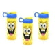 thumbnail image 1 of Botella de Agua Deportiva Zak Designs Nickelodeon Spongebob Amarillo Azul de 16 Onzas sin BPA Paquet, 1 of 2