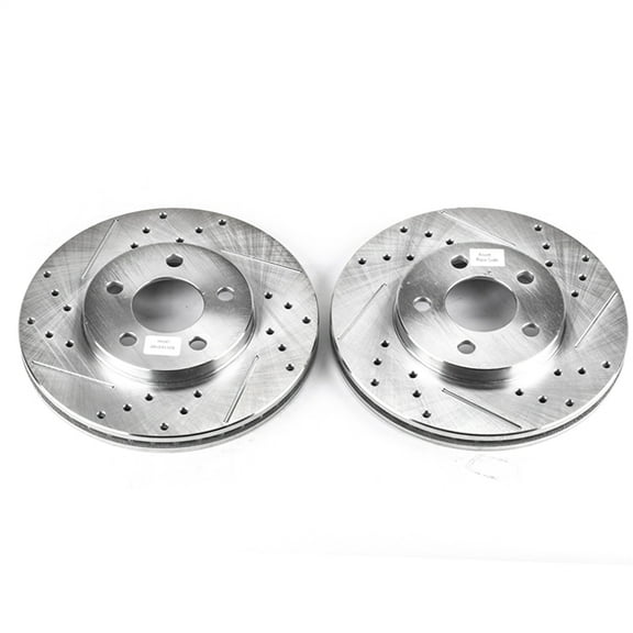 Power Stop AR8350XPR Evolution Drilled & Slotted Rotors -Front