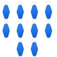 thumbnail image 1 of Miangastore 10Pcs Plastic Key Labels Key Chain ID Name Tags Key Identifiers for Luggage Bag, 1 of 9