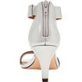 thumbnail image 2 of STYLE & COMPANY Womens Silver Ankle Strap Paycee Round Toe Zip-Up Dress Sandals Shoes 9.5 M, 2 of 3