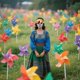 thumbnail image 5 of Gafas de Día de Muertos | Diseño creativo de gato y calabaza | Accesorios de plástico coloridos para fiestas de Halloween y disfraces, 5 of 6