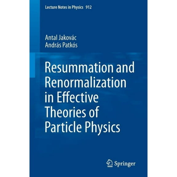 Lecture Notes in Physics Resummation and Renormalization in Effective Theories of Particle Physics, Book 912, (Paperback)