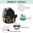 thumbnail image 4 of Cottagecore Fungi Backpack - Stylish Waterproof Bookbag with Lightweight Design & Spacious Pockets for Daily Use, 4 of 6