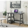 thumbnail image 3 of Designs2Go Trestle Desk with Shelves - Modern, Spacious, and Functional Workspace Solution by Ergode, 3 of 4