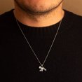 thumbnail image 5 of 925 Sterling Silver Schnauzer Dog Pendant Necklace with 18" Chain, 5 of 5