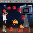 thumbnail image 3 of Canasta de baloncesto HYES, 24 x 16 cm, grande, para interiores, con tablero, 3 of 9