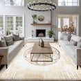 thumbnail image 3 of 5'x8' Area Rugs, Sand Dollar Coastal Indoor Outdoor Area Rug for Living Room Bedroom, Summer Beach Beige Ocean Washable Bathroom Rugs Kitchen Floor Carpet Mats Home Decor Aesthetic, 3 of 8