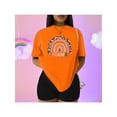 thumbnail image 2 of Playera Blusa De Mamá Estilo Arcoiris – Amor, Arcoíris y Corazones en Cada Suspiro Color Anaranjado Talla Extra Grande Marca Emil SaEs, 2 of 4