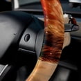 thumbnail image 5 of Christmas 14.5 Inch Printing PVC Leather Steering Wheel Cover Auto Accessories, 5 of 6