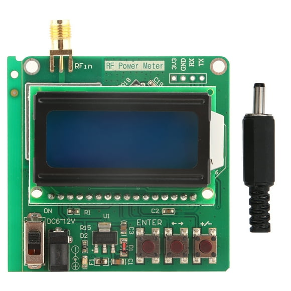Medidor de potencia de RF, conjunto de atenuación de potencia, pantalla digital, módulo de intensidad de señal 1M‑8G
