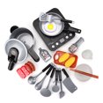thumbnail image 2 of Juguete de cocina 24 piezas BuyWeekMX juego de rol para niños vajilla durabilidad probada, 2 of 9