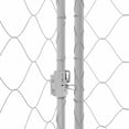 thumbnail image 5 of Dog Cage Silver 600 x 200 x 256 cm Galvanised Steel, 5 of 6