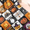 thumbnail image 3 of Halloween Icons Collage Pattern Blanket,Comfortable Soft Flannel Throw Blanket,All Season,Warm Lightweight Blankets for Sofa Bed Couch Living Room Chair,50"x60", 3 of 4