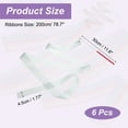 thumbnail image 2 of Uxcell Dance Ribbons, Gymnastics Dance Streamers with Non-Slip Wand Dance Flags Silver Tone, 2 of 7
